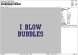 Bubblestext 01 02 Embroidery 2 Files