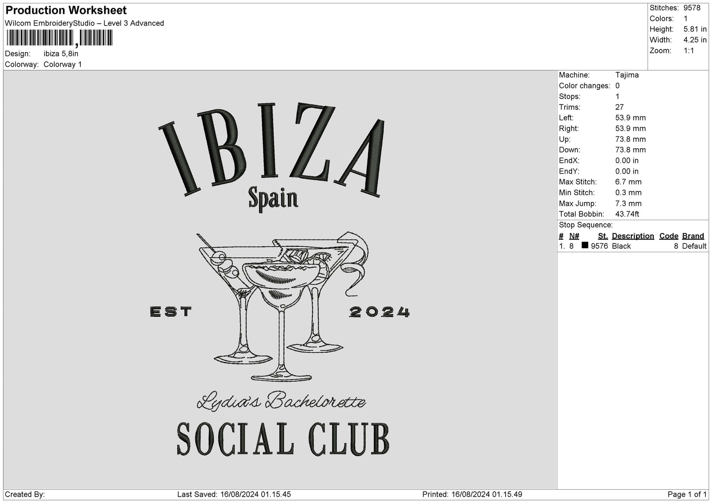 Socialtext 1608 Embroidery File 6 sizes