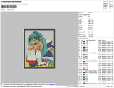 Karol G Embroidery File 4 size