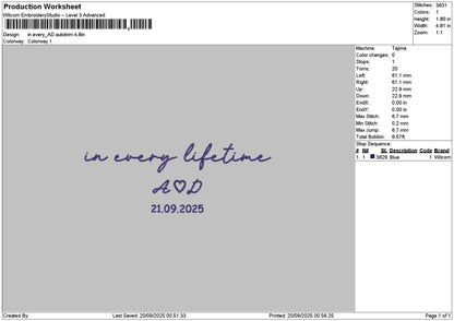 Everytext Ad Embroidery File 6 sizes