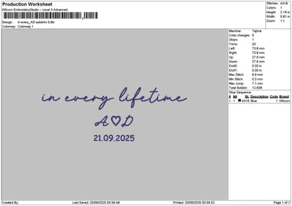 Everytext Ad Embroidery File 6 sizes