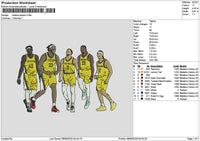 Players0809 Embroidery File 6 sizes