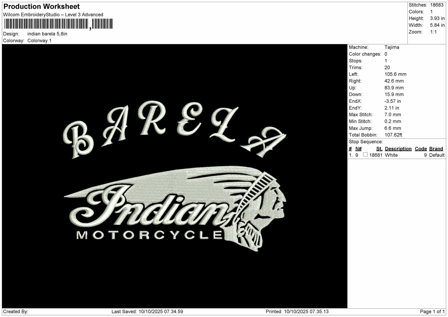 Indian Barela embroidery machine files