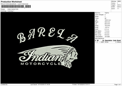 Indian Barela embroidery machine files