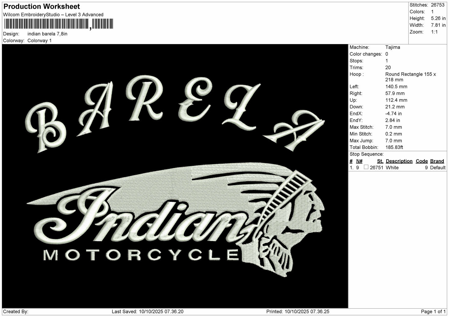 Indian Barela embroidery machine files