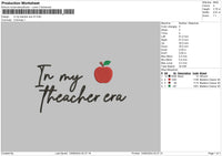 Teachertext v2 Embroidery File 6 sizes