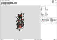 Saringan0402 Embroidery File 6 sizes