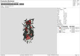 Saringan0402 Embroidery File 6 sizes