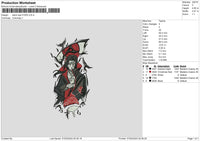 Saringan0402 Embroidery File 6 sizes