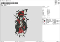 Saringan0402 Embroidery File 6 sizes