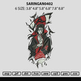 Saringan0402 Embroidery File 6 sizes
