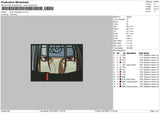 Itachi Rectangle V5 Embroidery File 4 size