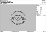 Hobbytext 03 Embroidery File 6 sizes