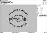 Hobbytext 03 Embroidery File 6 sizes