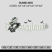 Dland Jack Embroidery File 6 sizes