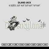 Dland Jack Embroidery File 6 sizes