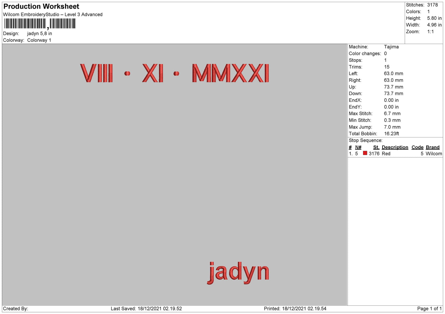 Jadyn Embroidery File 4 size