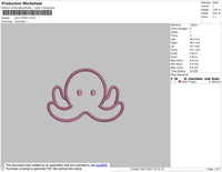 Jellyfish Embroidery File 4 size