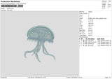 Jellyfish 01 Embroidery File 6 sizes