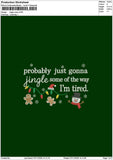Jingletext 0711 Embroidery File 6 sizes
