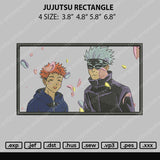 Jujutsu Rectangle Embroidery File 4 size