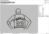 Jordan Photoline Embroidery File 6 sizes