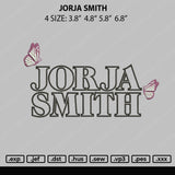 Jorja Smith Embroidery File 4 size