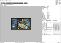 Jotaro Bizzare Embroidery File 6 sizes