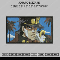 Jotaro Bizzare Embroidery File 6 sizes