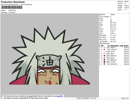JIRAYA Embroidery Machine