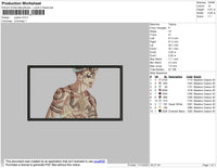 Jujutsu Rectangle Embroidery File 4 size