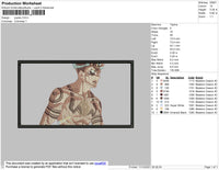 Jujutsu Rectangle Embroidery File 4 size