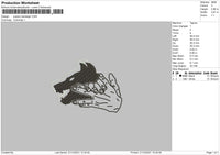 Jujutsu Handsign Embroidery File 4 size