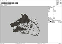 Jujutsu Handsign Embroidery File 4 size