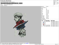 Jujutsu Kaisen Nobara Embroidery File 4 size