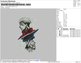 Jujutsu Kaisen Nobara Embroidery File 4 size