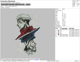 Jujutsu Kaisen Nobara Embroidery File 4 size