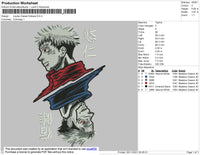 Jujutsu Kaisen Nobara Embroidery File 4 size