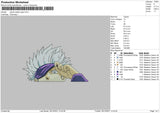Jujutsu Kaisen Gojo Embroidery File 4 size