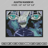 Jujutsu Kaisen V5 Embroidery File 4 size