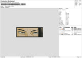 Jujutsu Kv6 Embroidery File 6 sizes