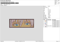 Jujutsu Kv7 Embroidery File 6 sizes