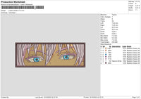 Jujutsu Kv7 Embroidery File 6 sizes