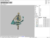 Jujutsu V2 Embroidery File 4 size