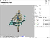 Jujutsu V2 Embroidery File 4 size