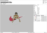 Just Lift It Embroidery File 4 size