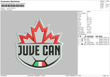 Juve Can Puff, Patch, Regular Embroidery 3 Files