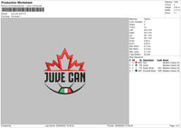 Juve Can Puff, Patch, Regular Embroidery 3 Files