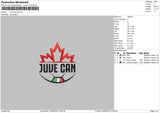 Juve Can Puff, Patch, Regular Embroidery 3 Files