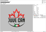 Juve Can Puff, Patch, Regular Embroidery 3 Files